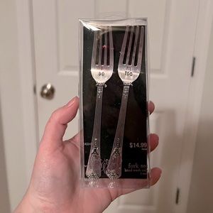 ‘I Do’ & ‘Me Too’ Wedding Cake Forks